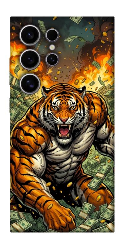 Чехол itsPrint Money tiger для Samsung Galaxy S25 Ultra, деньги, купить оптом с доставкой