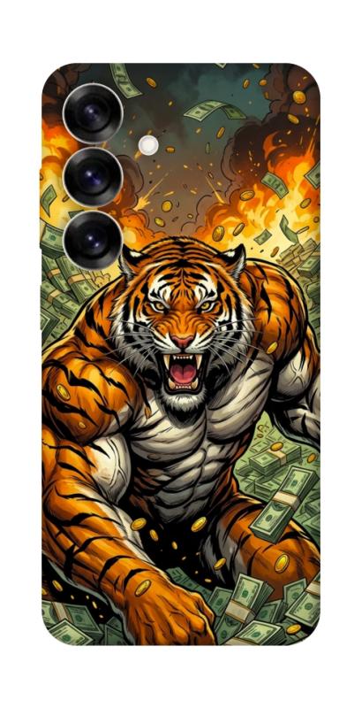 Чехол itsPrint Money tiger для Samsung Galaxy S25, деньги, купить оптом с доставкой