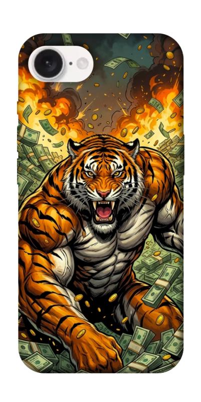 Чехол itsPrint Money tiger для Apple iPhone 16e (6.1"), деньги, купить оптом с доставкой