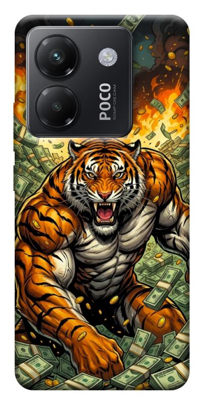 Чехол itsPrint Money tiger для Xiaomi Poco M7 Pro 5G, деньги, купить оптом с доставкой