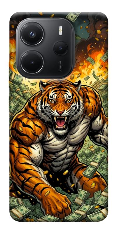 Чехол itsPrint Money tiger для Xiaomi Redmi Note 14 4G (Int. version), деньги, купить оптом с доставкой