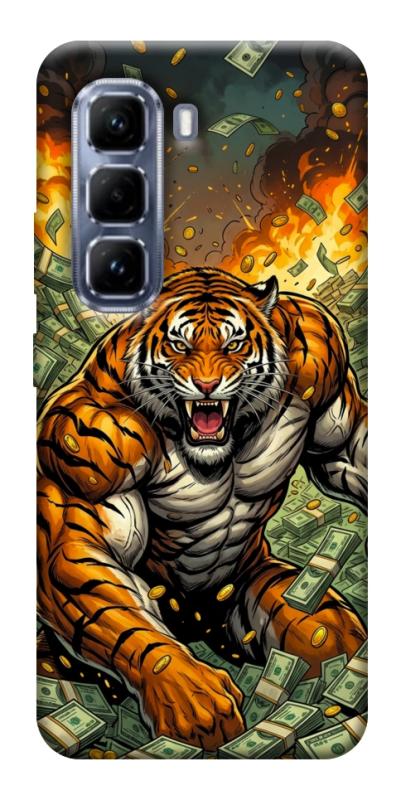 Чехол itsPrint Money tiger для Infinix Hot 50 Pro, деньги, купить оптом с доставкой