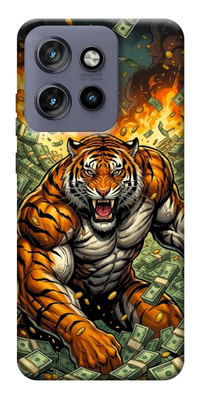 Чехол itsPrint Money tiger для Motorola Edge 50 Neo, деньги, купить оптом с доставкой