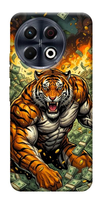 Чехол itsPrint Money tiger для TECNO Spark 30 Pro (KL7), деньги, купить оптом с доставкой