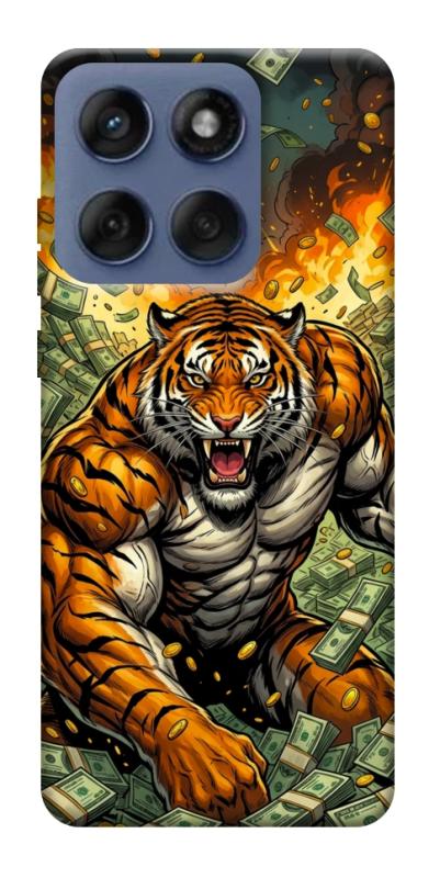 Чехол itsPrint Money tiger для Motorola Edge 60 Fusion, деньги, купить оптом с доставкой