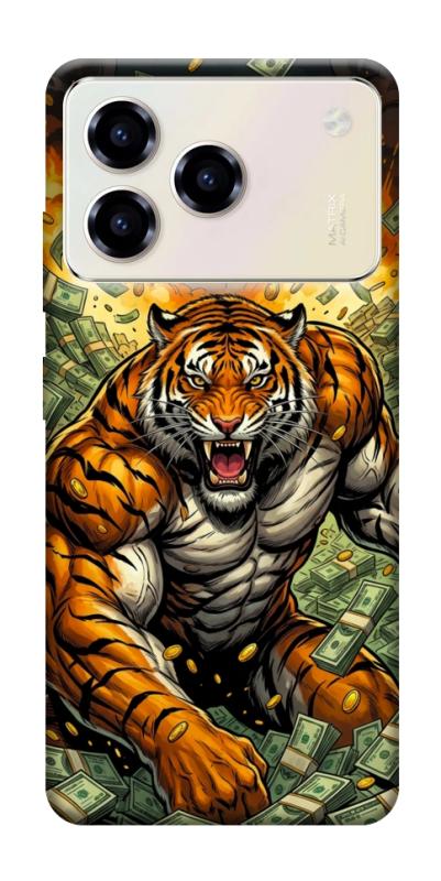 Чехол itsPrint Money tiger для ZTE Blade A76, деньги, купить оптом с доставкой