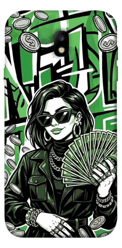Чохол itsPrint Money woman green для Samsung J730 Galaxy J7 (2017), гроші, купити оптом з доставкою