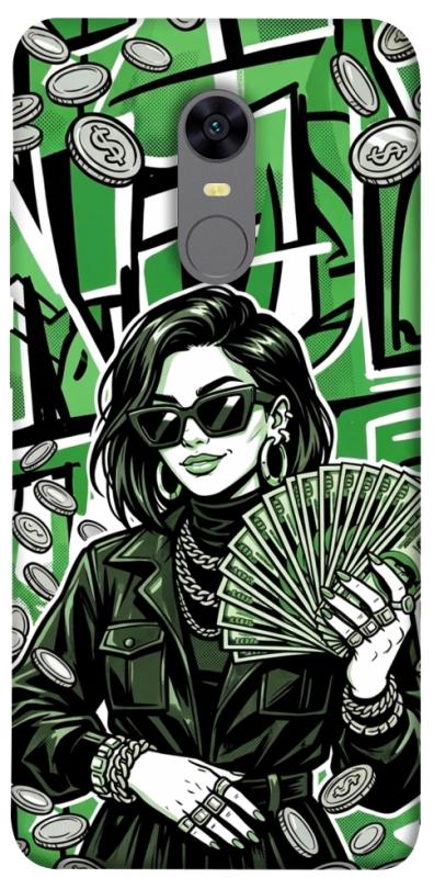 Чохол itsPrint Money woman green для Xiaomi Redmi 5 Plus / Redmi Note 5 (Single Camera), гроші, купити оптом з доставкою