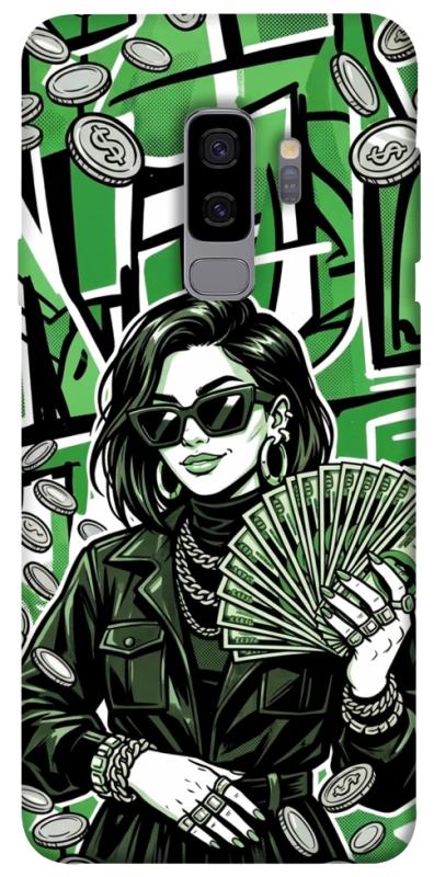 Чехол itsPrint Money woman green для Samsung Galaxy S9+, деньги, купить оптом с доставкой