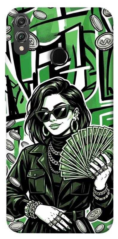 Чохол itsPrint Money woman green для Huawei Honor 8X, гроші, купити оптом з доставкою