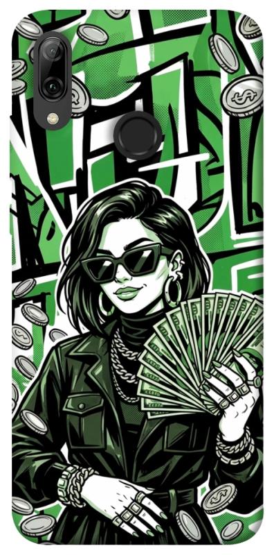Чохол itsPrint Money woman green для Huawei P Smart (2019), гроші, купити оптом з доставкою