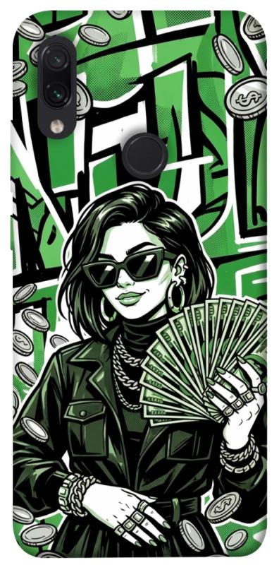 Чохол itsPrint Money woman green для Xiaomi Redmi Note 7 / Note 7 Pro / Note 7s, гроші, купити оптом з доставкою