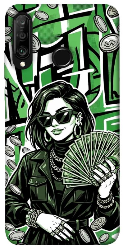 Чохол itsPrint Money woman green для Huawei P30 lite, гроші, купити оптом з доставкою