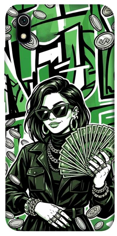 Чохол itsPrint Money woman green для Xiaomi Redmi 7A, гроші, купити оптом з доставкою