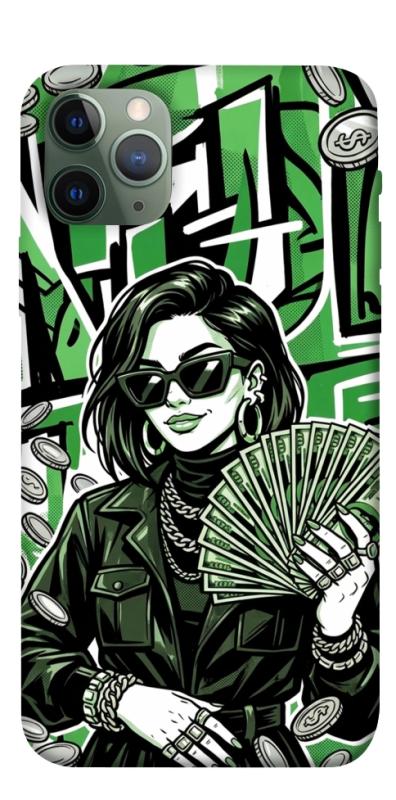 Чехол itsPrint Money woman green для Apple iPhone 11 Pro (5.8"), деньги, купить оптом с доставкой