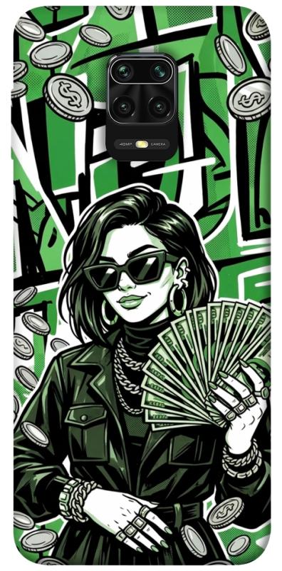 Чехол itsPrint Money woman green для Xiaomi Redmi Note 9s / Note 9 Pro / Note 9 Pro Max, деньги, купить оптом с доставкой