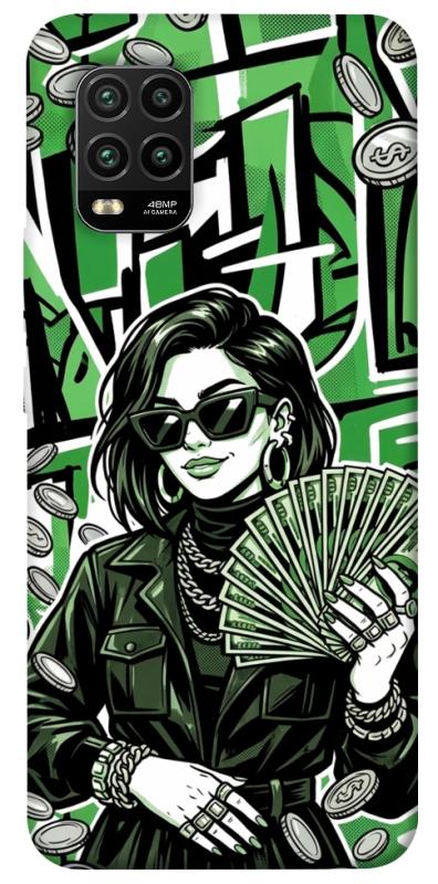 Чохол itsPrint Money woman green для Xiaomi Mi 10 Lite, гроші, купити оптом з доставкою
