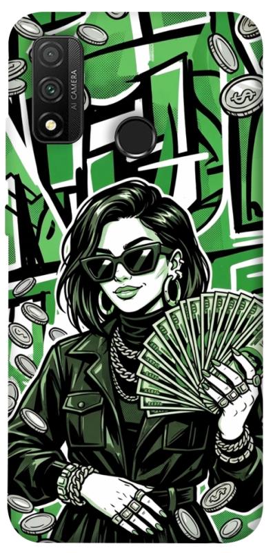 Чохол itsPrint Money woman green для Huawei P Smart (2020), гроші, купити оптом з доставкою