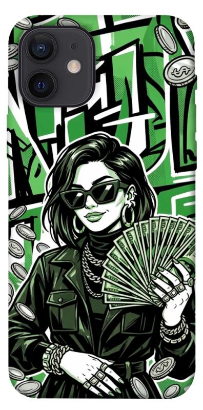 Чехол itsPrint Money woman green для Apple iPhone 12 Pro (6.1"), деньги, купить оптом с доставкой
