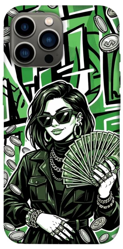 Чехол itsPrint Money woman green для Apple iPhone 12 Pro Max (6.7"), деньги, купить оптом с доставкой