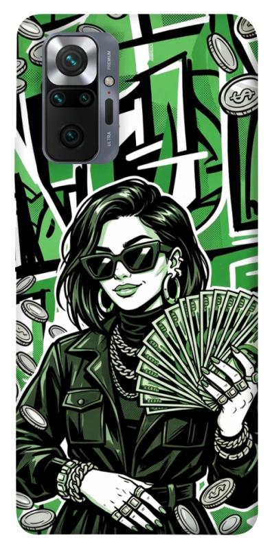 Чохол itsPrint Money woman green для Xiaomi Redmi Note 10 Pro, гроші, купити оптом з доставкою