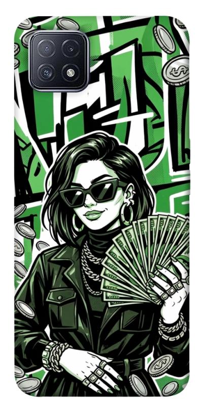 Чохол itsPrint Money woman green для Oppo A73, гроші, купити оптом з доставкою