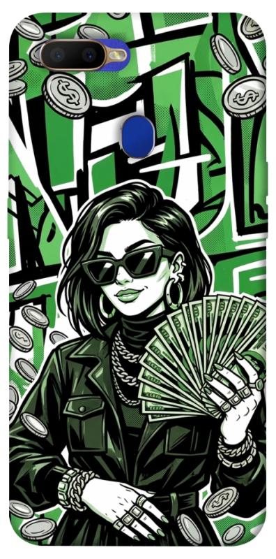 Чохол itsPrint Money woman green для Oppo A5s / Oppo A12, гроші, купити оптом з доставкою