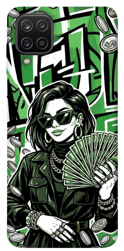 Чехол itsPrint Money woman green для Samsung Galaxy A12, деньги, купить оптом с доставкой
