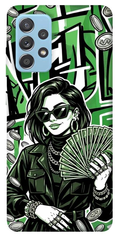 Чохол itsPrint Money woman green для Samsung Galaxy A52 4G / A52 5G, гроші, купити оптом з доставкою