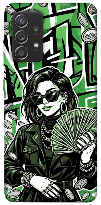 Чохол itsPrint Money woman green для Samsung Galaxy A52 4G / A52 5G, гроші, купити оптом з доставкою
