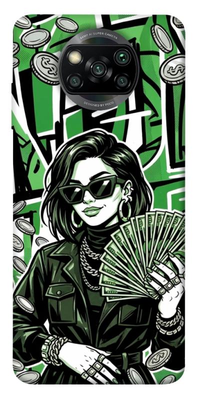 Чохол itsPrint Money woman green для Xiaomi Poco X3 NFC / Poco X3 Pro, гроші, купити оптом з доставкою