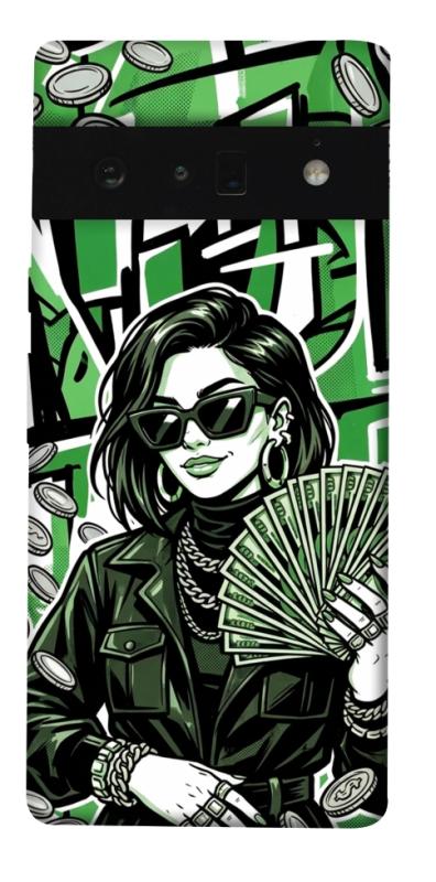 Чехол itsPrint Money woman green для Google Pixel 6 Pro, деньги, купить оптом с доставкой