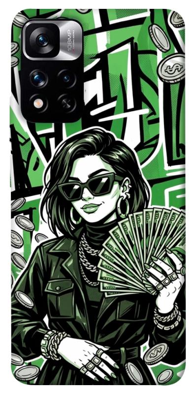 Чохол itsPrint Money woman green для Xiaomi Poco M4 Pro 5G, гроші, купити оптом з доставкою