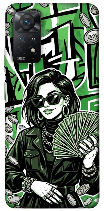 Чохол itsPrint Money woman green для Xiaomi Redmi Note 11 Pro 4G/5G, гроші, купити оптом з доставкою
