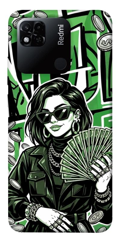 Чохол itsPrint Money woman green для Xiaomi Redmi 10A, гроші, купити оптом з доставкою