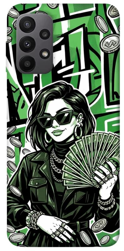Чохол itsPrint Money woman green для Samsung Galaxy A23 4G, гроші, купити оптом з доставкою
