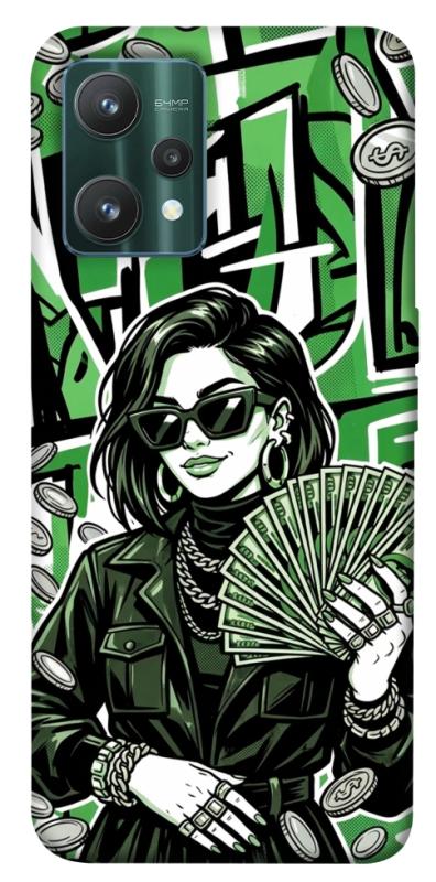 Чохол itsPrint Money woman green для Realme 9 Pro, гроші, купити оптом з доставкою