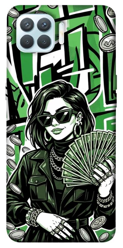 Чохол itsPrint Money woman green для Oppo F17 Pro, гроші, купити оптом з доставкою