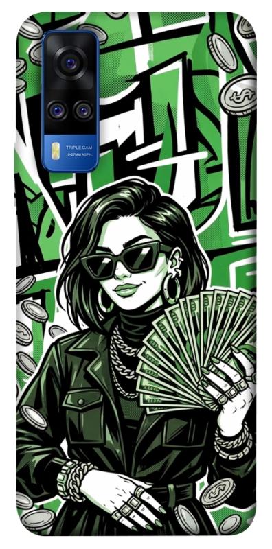 Чохол itsPrint Money woman green для Vivo Y51a, гроші, купити оптом з доставкою