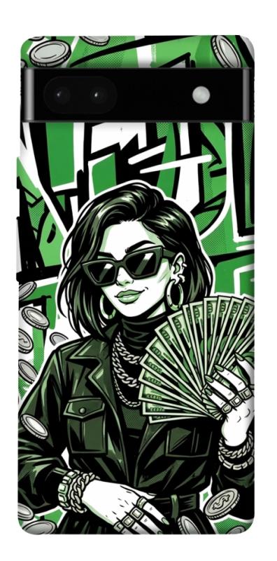 Чехол itsPrint Money woman green для Google Pixel 6a, деньги, купить оптом с доставкой