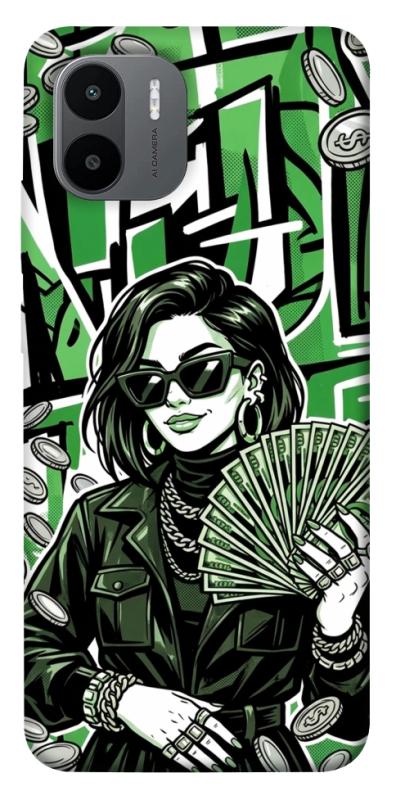 Чохол itsPrint Money woman green для Xiaomi Redmi A1 / A2, гроші, купити оптом з доставкою