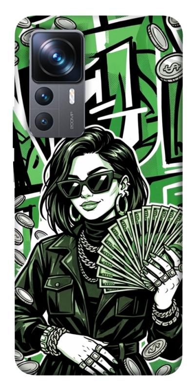 Чохол itsPrint Money woman green для Xiaomi 12T / 12T Pro, гроші, купити оптом з доставкою