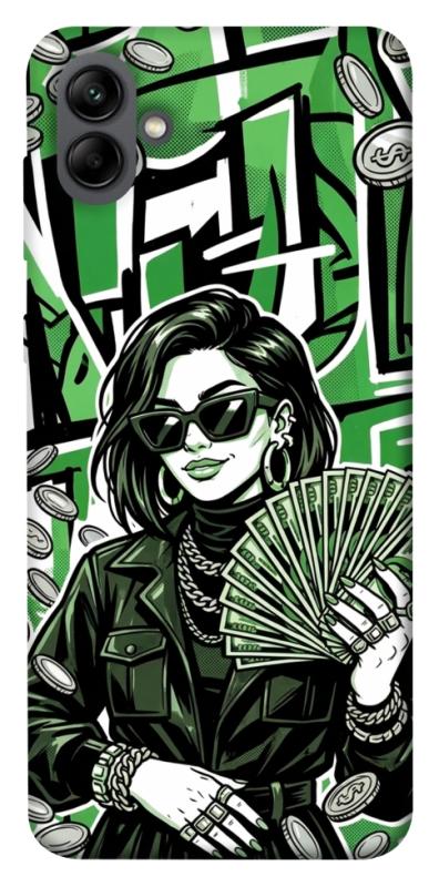 Чохол itsPrint Money woman green для Samsung Galaxy A04, гроші, купити оптом з доставкою