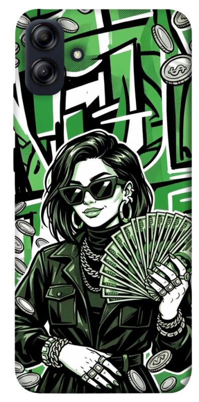 Чохол itsPrint Money woman green для Samsung Galaxy A04e, гроші, купити оптом з доставкою