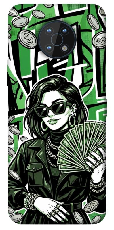 Чохол itsPrint Money woman green для Nokia G50, гроші, купити оптом з доставкою