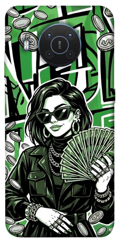 Чохол itsPrint Money woman green для Nokia X10 / X20, гроші, купити оптом з доставкою