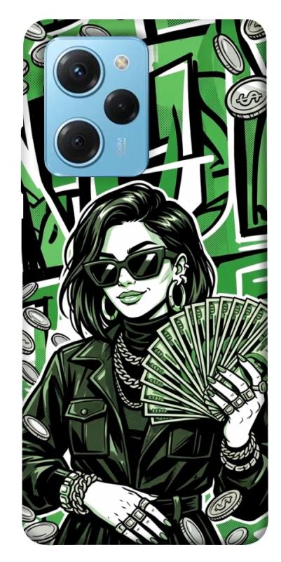 Чохол itsPrint Money woman green для Xiaomi Poco X5 Pro 5G, гроші, купити оптом з доставкою