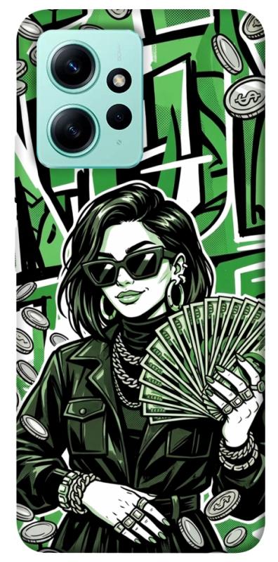 Чехол itsPrint Money woman green для Xiaomi Redmi Note 12 4G, деньги, купить оптом с доставкой