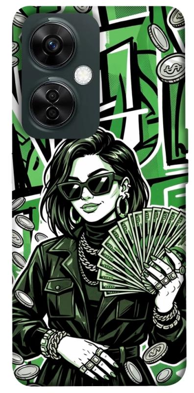 Чохол itsPrint Money woman green для OnePlus Nord CE 3 Lite, гроші, купити оптом з доставкою