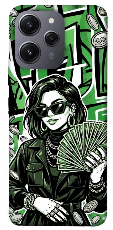 Чохол itsPrint Money woman green для Xiaomi Redmi 12, гроші, купити оптом з доставкою